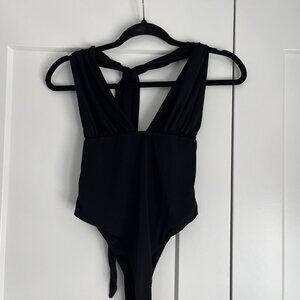 Princess Polly plunging halter bodysuit